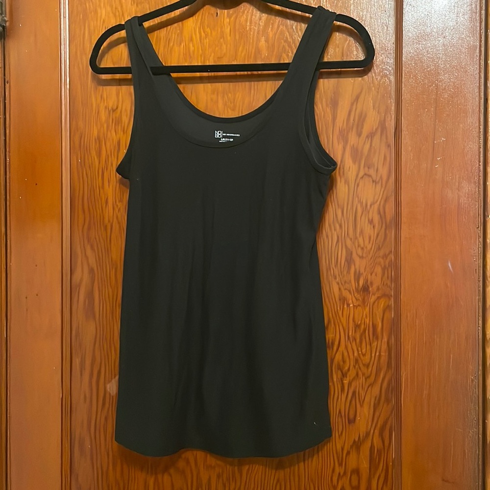 Black tank top